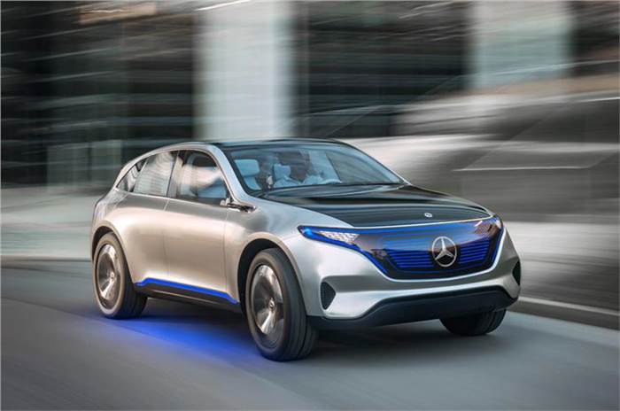 Mercedes EQ electric concept SUV revealed